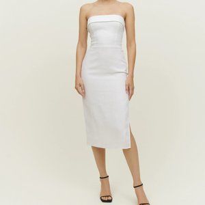 NEW | Reformation Marcella Linen Dress | Size 0